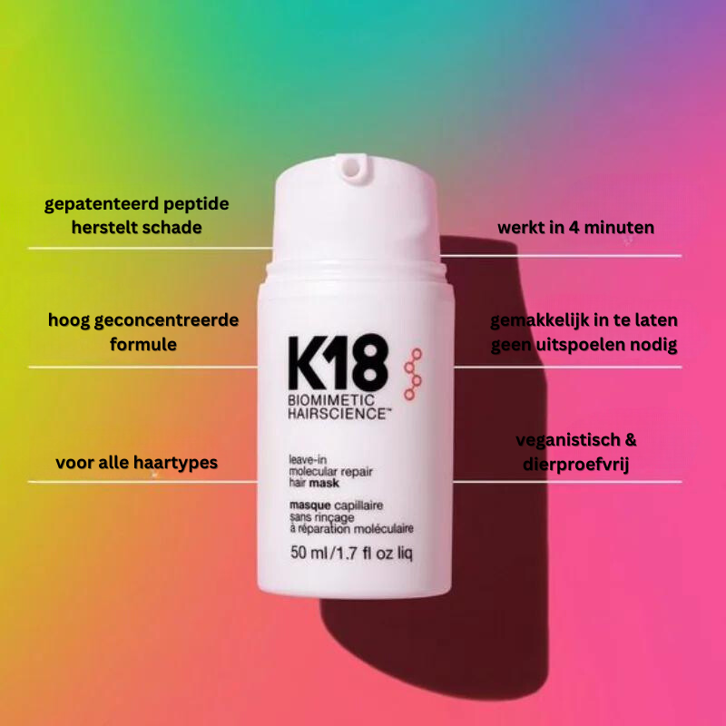 K18™ | Krachtigste haarverzorging 1+1 GRATIS