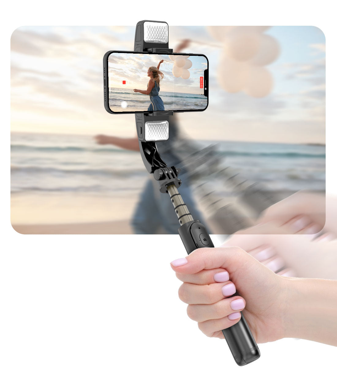 UltraSnap™ Selfie Stick | Lichtgewicht & Compact voor Perfecte Foto's Overal